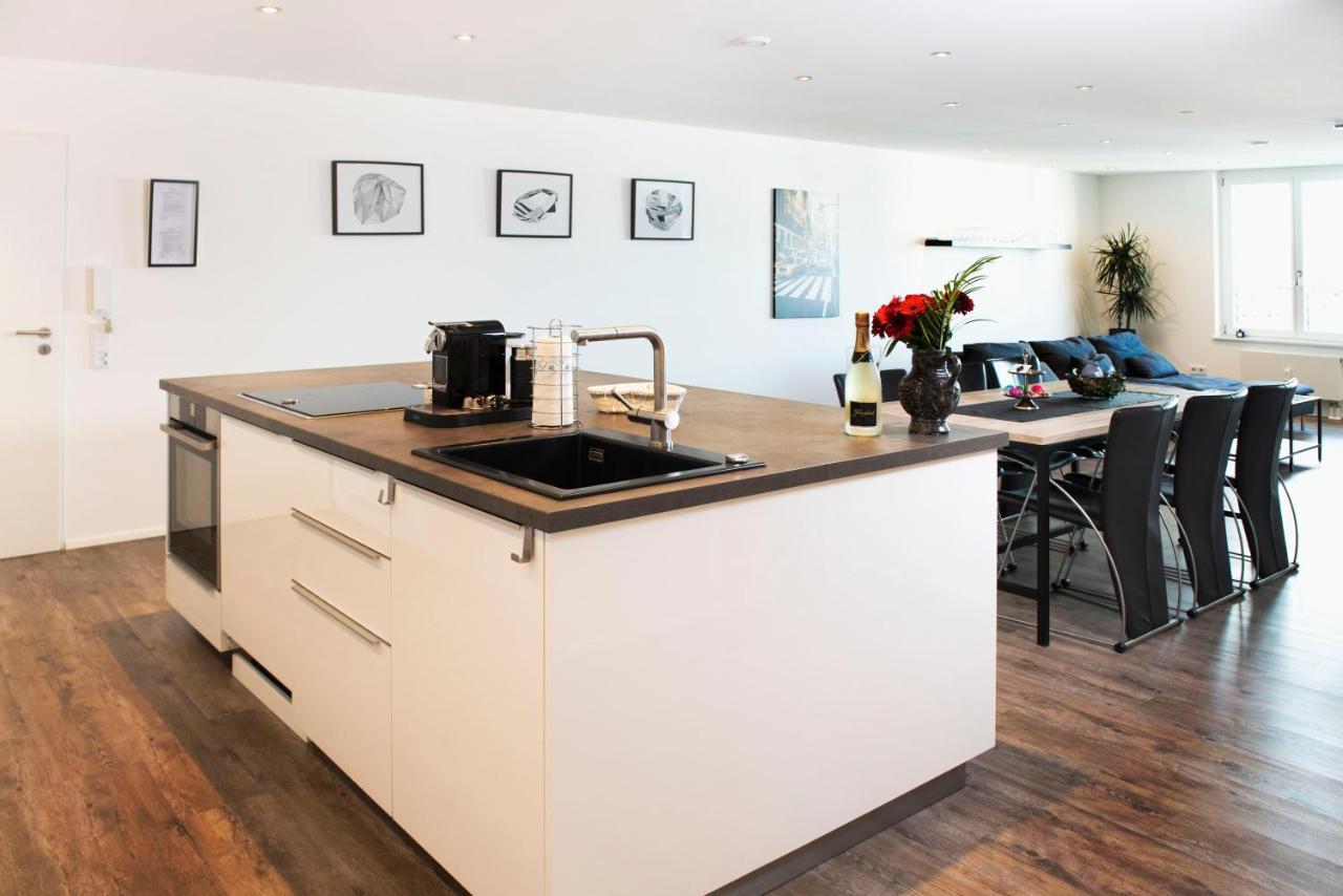 Luxus Suite Im Herzen Von Kempten***** +Parkplatz Экстерьер фото